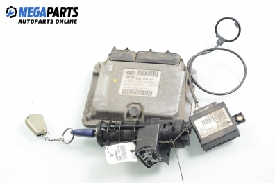 ECU incl. ignition key and immobilizer for Fiat Bravo 1.6 16V, 103 hp, 3 doors, 1998 № Magneti Marelli IAW 49F.B4