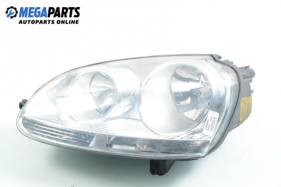 Headlight for Volkswagen Golf V 1.9 TDI, 105 hp, hatchback, 5 doors, 2006, position: left