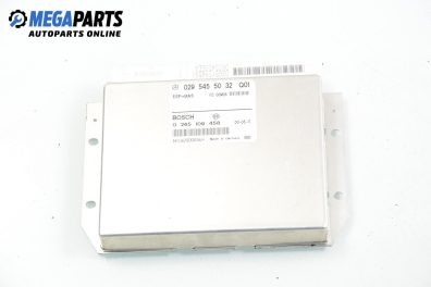 ESP+BAS modul for Mercedes-Benz E-Klasse 210 (W/S) 2.0 CDI, 116 hp, sedan automatic, 2000 № 029 545 50 32
