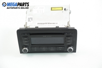 CD player for Audi A3 (8P) 1.9 TDI, 105 hp, 5 uși, 2008 № 8P0 035 186 G , code 0894