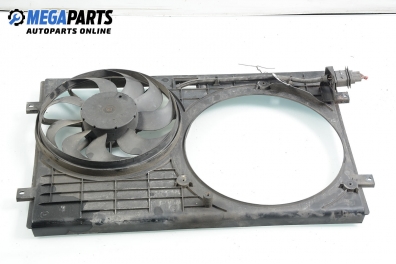 Radiator fan for Volkswagen Polo (9N/9N3) 1.4 16V, 75 hp, hatchback, 5 doors, 2004