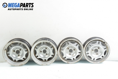 Stahlfelgen for Smart  Fortwo (W450) (1998-2007) 15 inches, width 3.5/5.5 (Preis pro set angegeben)