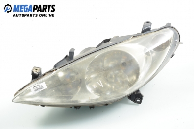 Headlight for Peugeot 307 2.0 HDI, 90 hp, station wagon, 2003, position: left