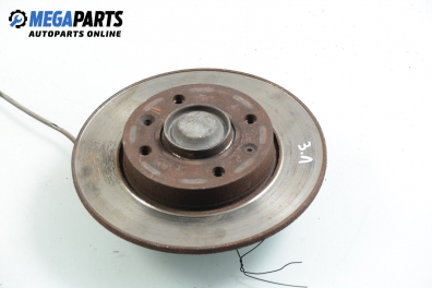 Knuckle hub for Peugeot 307 2.0 HDI, 90 hp, station wagon, 2003, position: rear - left