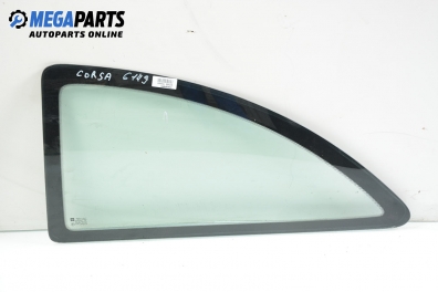 Vent window for Opel Corsa C 1.7 DI, 65 hp, 3 doors, 2002, position: rear - left