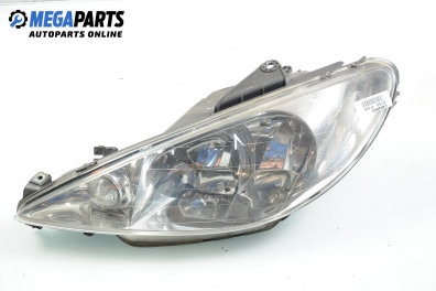 Headlight for Peugeot 206 2.0 HDi, 90 hp, station wagon, 2003, position: left
