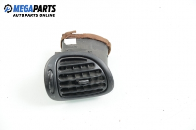 AC heat air vent for Peugeot 206 2.0 HDi, 90 hp, station wagon, 2003