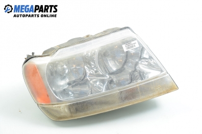 Headlight for Jeep Grand Cherokee (WJ) 4.7 V8 4x4, 223 hp automatic, 1999, position: right