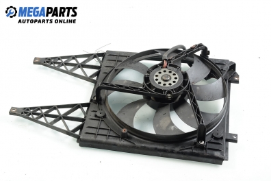 Radiator fan for Volkswagen Polo (9N/9N3) 1.4 TDI, 75 hp, hatchback, 5 doors, 2002