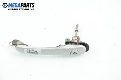 Mâner exterior for Volkswagen Polo (6N/6N2) 1.4 16V, 75 hp, hatchback, 5 uși, 2000, position: stânga - fața