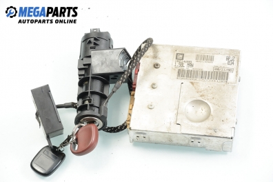 ECU mit zündschlüssel und wegfahrsperre for Fiat Punto 1.6, 88 hp, 5 türen, 1997 № GM 16214289
