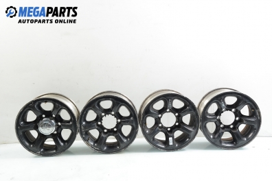 Alloy wheels for Mitsubishi Pajero II (1991-1999) 15 inches, width 7 (The price is for the set)