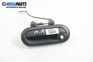 Outer handle for Nissan Sunny (B13, N14) 2.0 D, 75 hp, hatchback, 3 doors, 1992, position: left