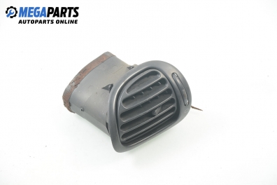 AC heat air vent for Peugeot 206 1.4 HDi, 68 hp, hatchback, 5 doors, 2002