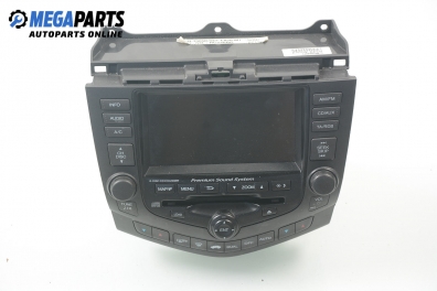 CD player and climate control panel for Honda Accord VII 2.2 i-CTDi, 140 hp, station wagon, 2007 № 39050-SEF-E8550-M1