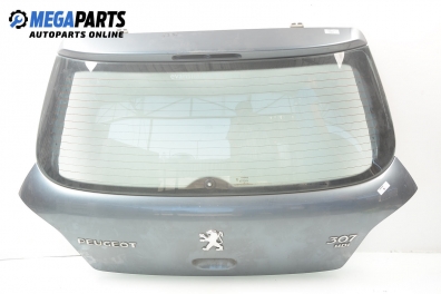 Capac spate for Peugeot 307 1.6 HDi, 90 hp, hatchback, 3 uși, 2006