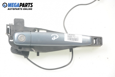 Outer handle for Peugeot 307 2.0 HDi, 136 hp, cabrio, 2007, position: right