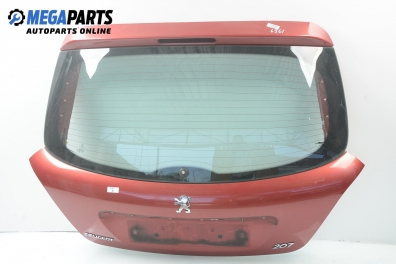 Boot lid for Peugeot 207 1.4, 72 hp, hatchback, 5 doors, 2007
