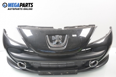 Front bumper for Peugeot 207 1.4, 72 hp, hatchback, 2007, position: front