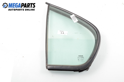 Door vent window for Nissan Primera (P11) 1.8 16V, 114 hp, sedan, 1999, position: rear - left