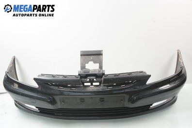 Front bumper for Peugeot 607 2.2 HDI, 133 hp, sedan automatic, 2000, position: front