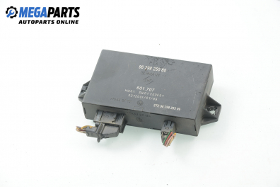 Modul de comandă cu senzori parktronic for Peugeot 607 2.2 HDI, 133 hp, sedan automatic, 2000 № 9629825080