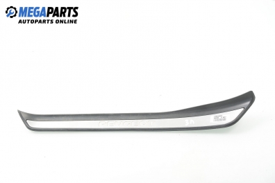 Door sill scuff for Peugeot 607 2.2 HDI, 133 hp, sedan automatic, 2000, position: rear - left