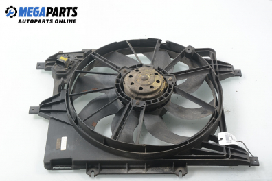 Ventilator radiator for Renault Clio II 1.4, 75 hp, sedan, 2004