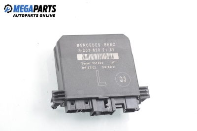 Door module for Mercedes-Benz C-Class 203 (W/S/CL) 2.2 CDI, 143 hp, station wagon automatic, 2003, position: rear - left № A 203 820 21 85