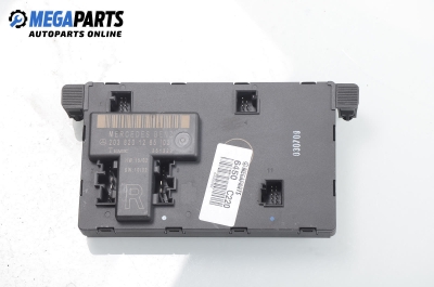 Door module for Mercedes-Benz C-Class 203 (W/S/CL) 2.2 CDI, 143 hp, station wagon automatic, 2003, position: front - right № A 203 820 12 85