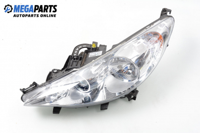 Far for Peugeot 207 1.6 16V, 120 hp, cabrio, 2007, position: stânga