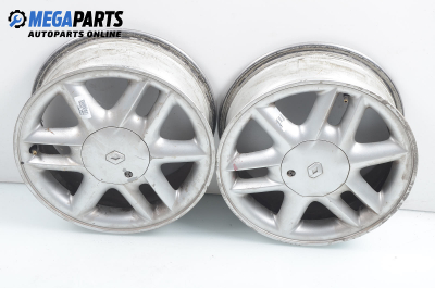 Alloy wheels for Renault Megane Scenic (1996-2003) 15 inches, width 6 (The price is for two pieces)
