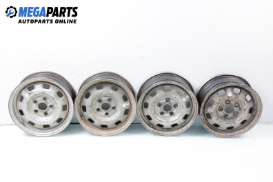 Steel wheels for Volkswagen Transporter (T4; 1990-2003) 15 inches, width 6 (The price is for the set)