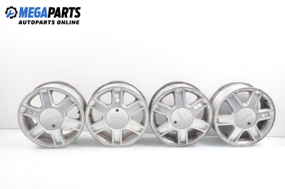 Alloy wheels for Dacia Logan (2004-2008) 15 inches, width 6 (The price is for the set)