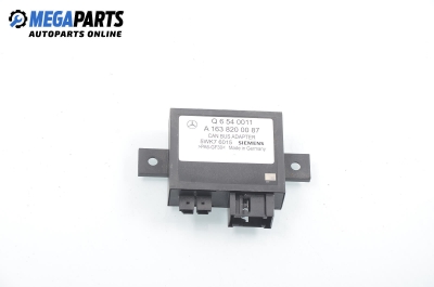 Modul for Mercedes-Benz M-Class W163 3.2, 218 hp automatic, 1999 № Siemens 5WK7 6015 / A 163 820 00 87