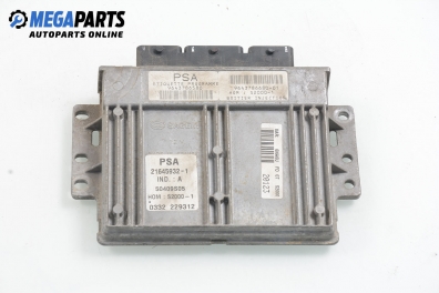 ECU for Citroen Xsara Picasso 1.8 16V, 115 hp, 2001 № 9643786580