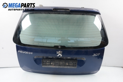 Boot lid for Peugeot 307 1.4 16V, 88 hp, station wagon, 2005