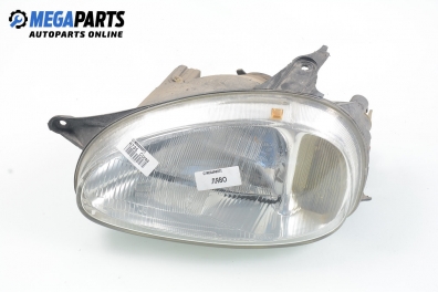 Headlight for Opel Corsa B 1.4 16V, 90 hp, 3 doors, 1997, position: left Valeo