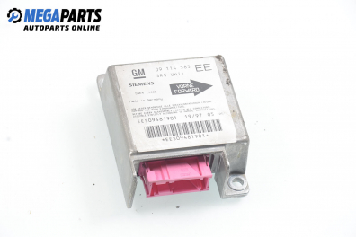 Airbag module for Opel Corsa B 1.4 16V, 90 hp, 1997 № GM 09 114 585