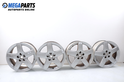 Alloy wheels for Peugeot 407 (2004-2010) 17 inches, width 7 (The price is for the set)