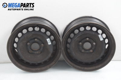Steel wheels for Audi A4 (B5) (1994-2001) 15 inches, width 6.5 (The price is for two pieces)