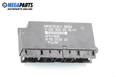 Komfort-modul for Mercedes-Benz C-Klasse 202 (W/S) 1.8, 122 hp, sedan, 1996 № A 202 820 09 26