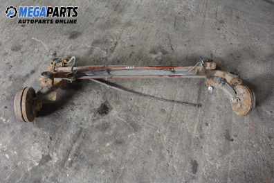 Hintere achse for Peugeot 206 1.9 D, 69 hp, hecktür, 5 türen, 1999