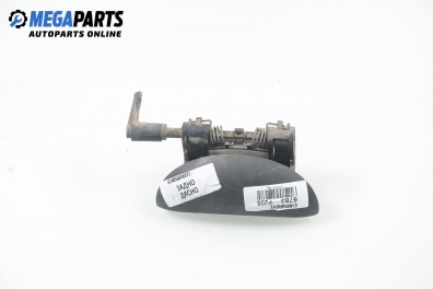 Outer handle for Peugeot 206 1.9 D, 69 hp, hatchback, 5 doors, 1999, position: rear - right