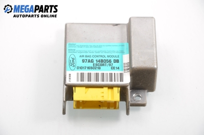 Airbag module for Ford Escort 1.8 TD, 90 hp, station wagon, 2000 № 97AG 14B056 DB