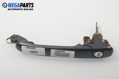 Outer handle for Seat Cordoba (6K) 1.6, 101 hp, coupe, 1999, position: left