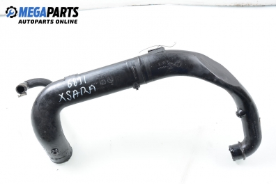 Turbo pipe for Citroen Xsara 1.9 TD, 90 hp, station wagon, 2000