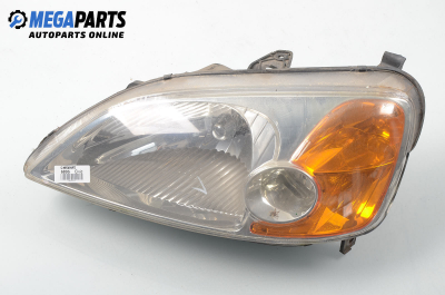 Headlight for Honda Civic VII 1.7 VTEC, 125 hp, coupe, 2002, position: left