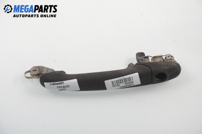 Mâner exterior for Seat Ibiza (6K) 1.6, 101 hp, 5 uși, 1997, position: stânga - fața