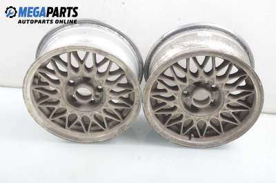 Alloy wheels for Peugeot 605 (1989-1999) 15 inches, width 7 (The price is for two pieces)